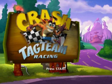 Crash Tag Team Racing (USA) screen shot title